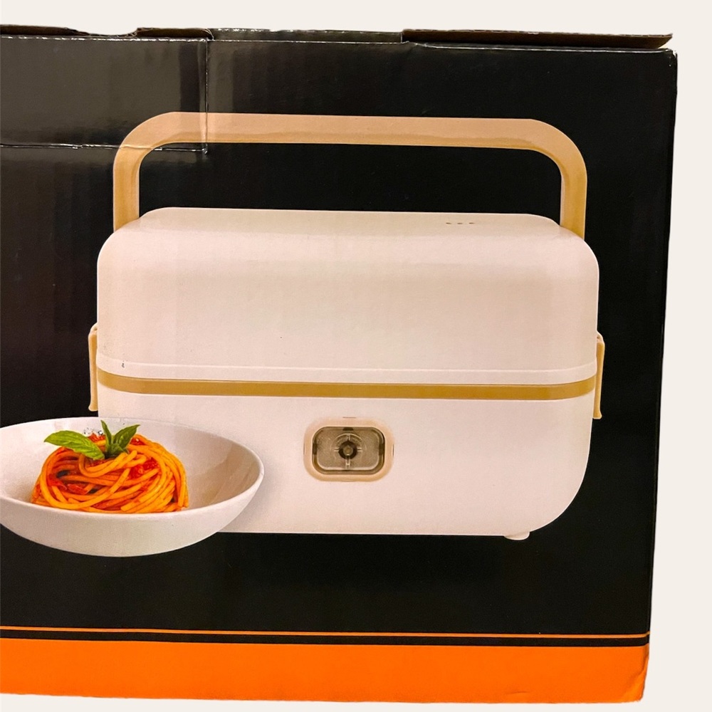 TOMO Electric Lunchbox, 110V/50HZ/200W (White), Cooking and Heating, Hot Lunch